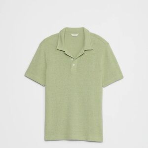 Banana Republic Light Green Polo Shirt